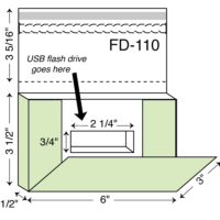 FD-110 Flash Drive Holders