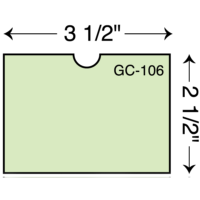 GC-106 Gift Card Sleeve